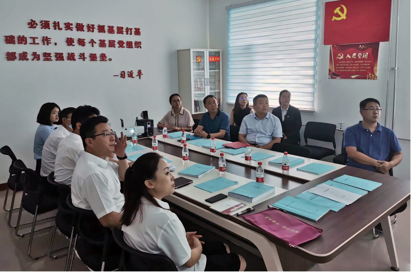 山西省國資委第一調研組在山西建投機械化集團開展基層黨建工作調研