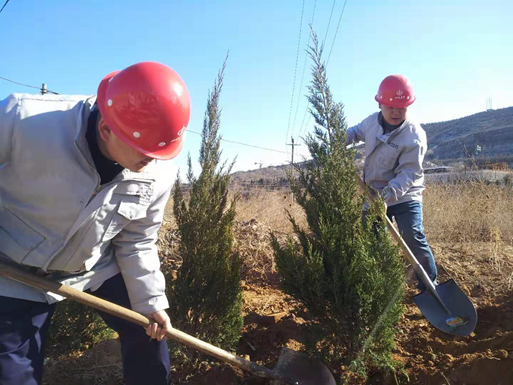 植樹播綠正當(dāng)時(shí)，“山西建工團(tuán)團(tuán)”在行動(dòng)！