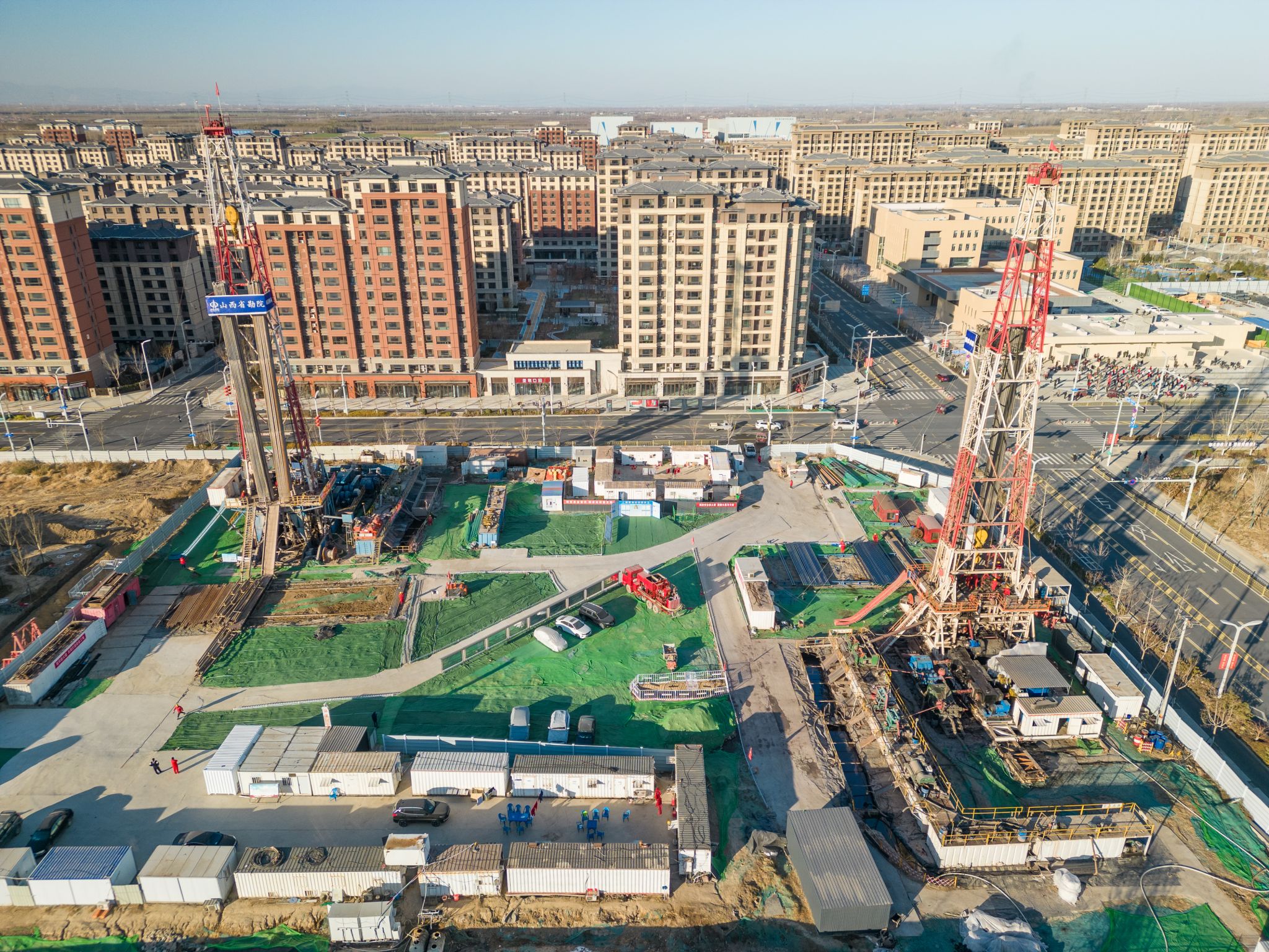 山西建投集團承建的雄安新區(qū)中深層地熱能源項目成功出水