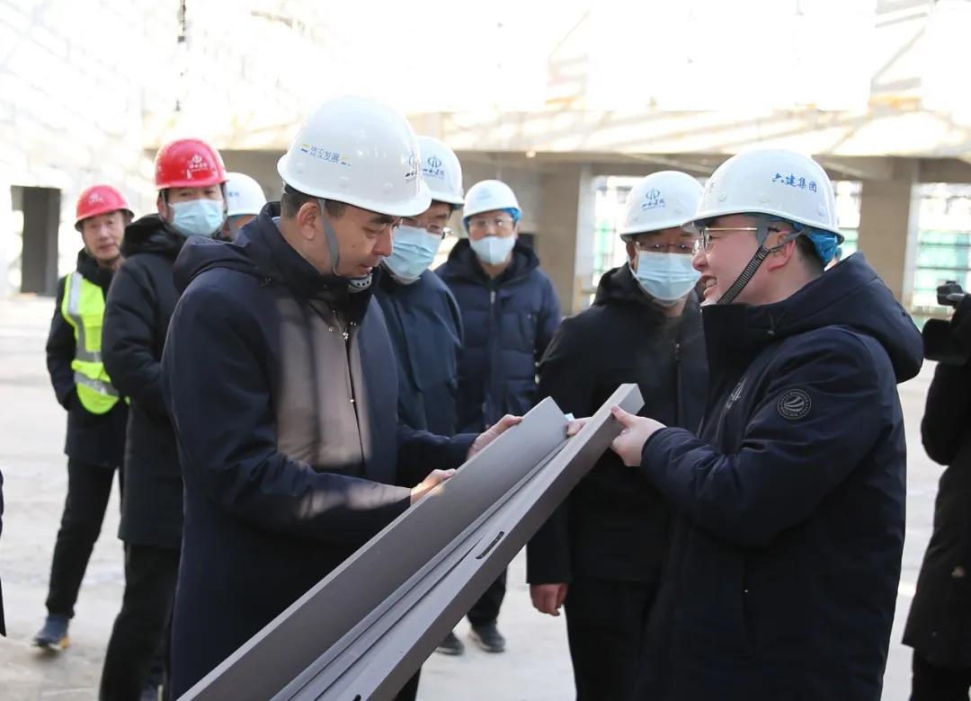 集團領導深入山西·瀟河新城項目開展帶班檢查暨新春慰問活動