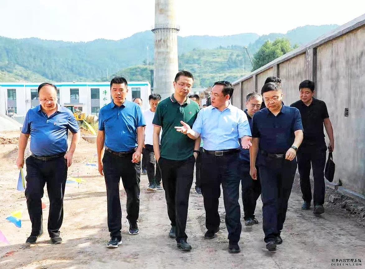 山西省住建廳二級巡視員調研山西建投 安裝集團沁源縣郭道鎮(zhèn)污水處理廠運營項目