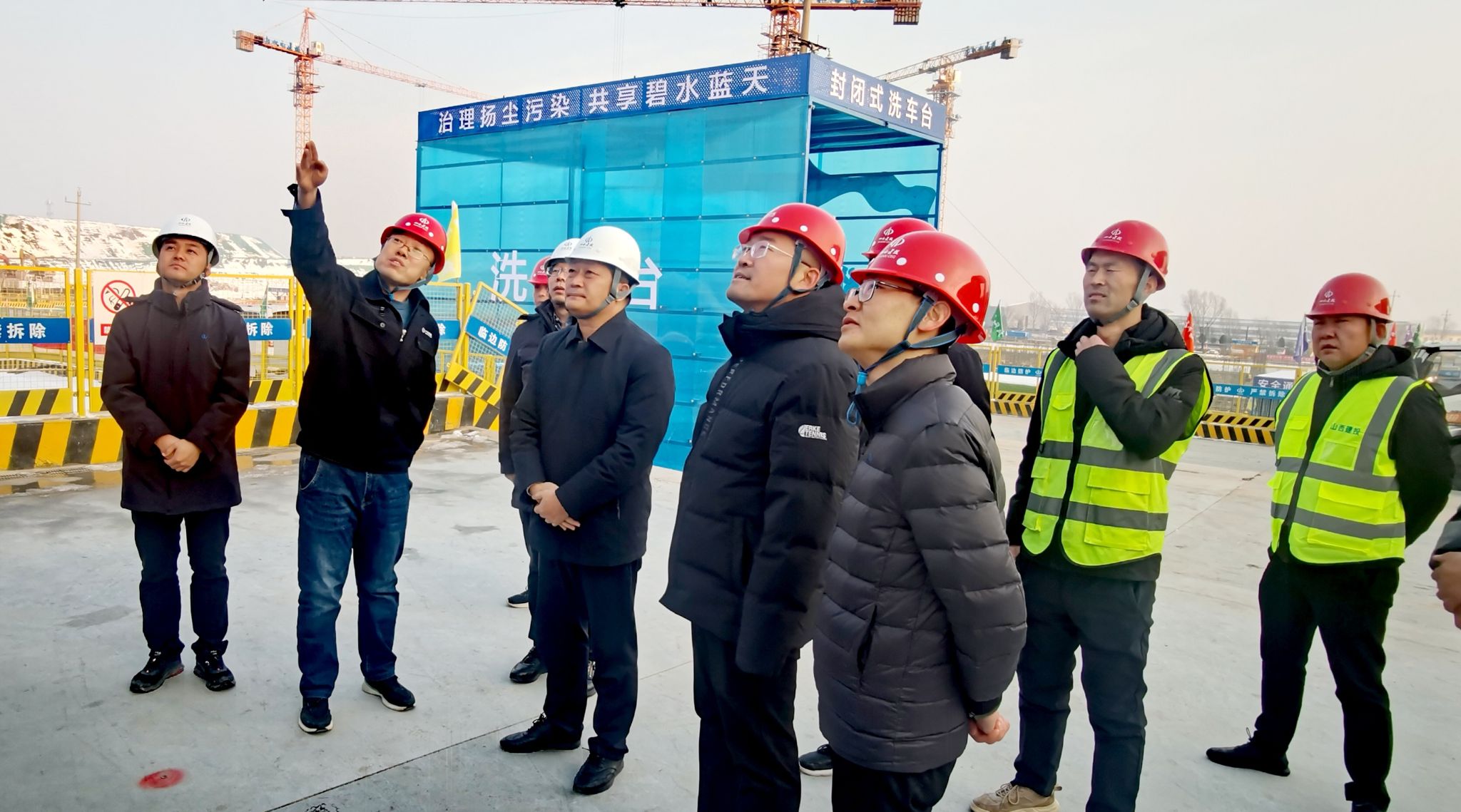 山西建投集團領(lǐng)導(dǎo)帶班檢查重點項目安全生產(chǎn)工作