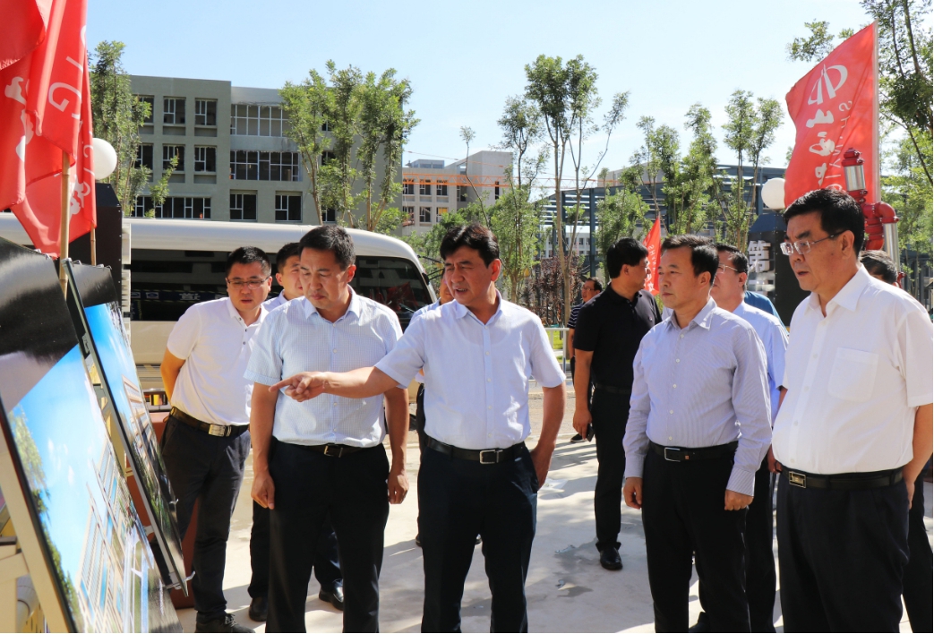 晉中市委書記趙建平調(diào)研山西職教港項(xiàng)目建設(shè)情況