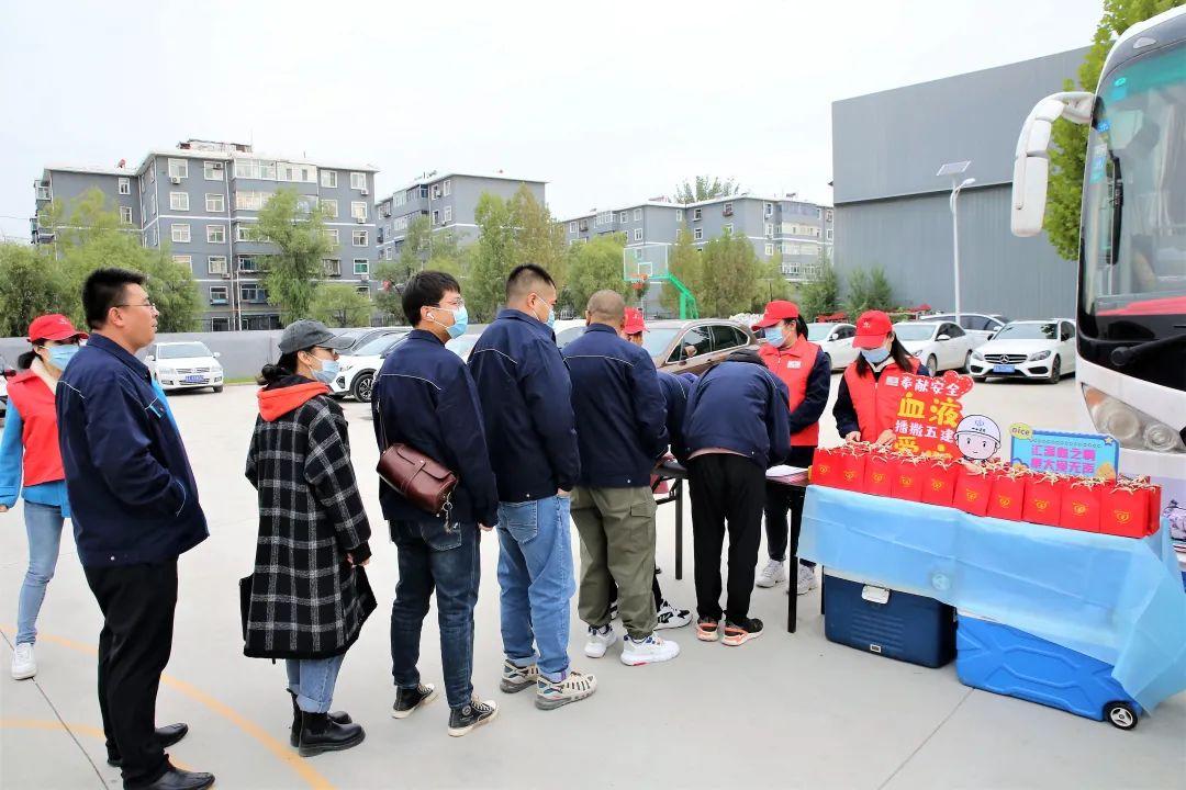 山西建投五建集團志愿者以熱血傳遞真情