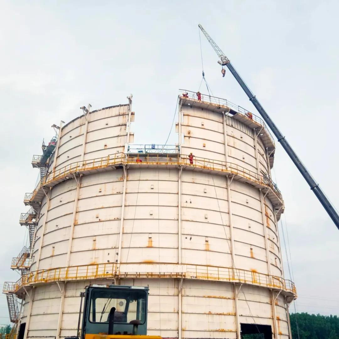 山西建投安裝集團首個石化拆除項目施工取得突破性進展